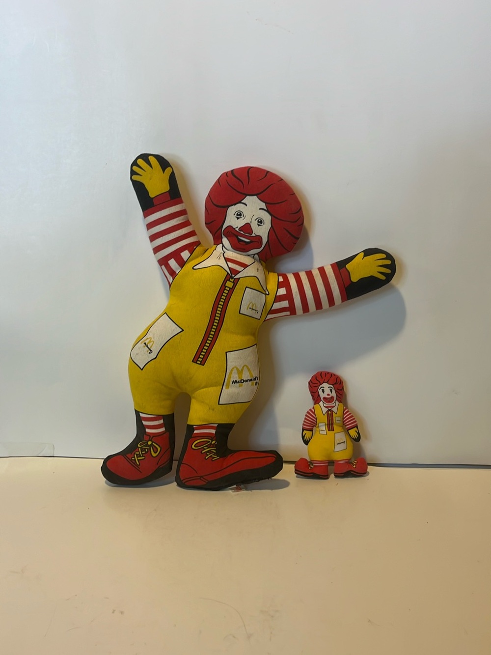 Vintage McDonald's Ronald McDonald Cloth Figures Set